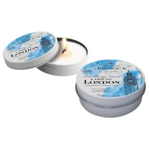 Petits Joujoux London - masszázsgyertya - rebarbara-amber (43 ml)