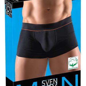 Svenjoyment - öko-pamut komfort boxer (fekete)