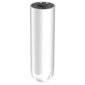 Funny Me Mini Bullet - akkus, vízálló mini vibrátor (fehér)