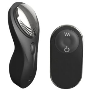 Dorcel Discreet Vibe + - akkus, rádiós csikló vibrátor (fekete)