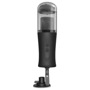 Dorcel Thrust Blow - akkus, lökő maszturbátor (fekete)