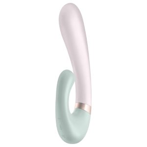 Satisfyer Heat Wave - App-vezérelt melegítő vibrátor (menta)