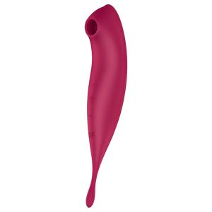 Satisfyer Twirling Pro - App-vezérelt csiklóvibrátor (piros)