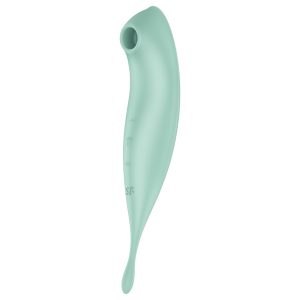 Satisfyer Twirling Pro - app-vezérelt csiklóvibrátor, csiklóizgató (menta)
