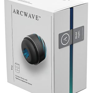 Arcwave Voy - szorító-forgó maszturbátor férfiaknak (fekete)