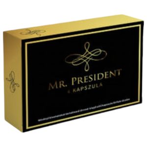 Mr. President - étrend kiegészítő kapszula férfiaknak (4 db)