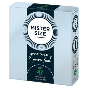 Mister Size vékony óvszer - 47 mm (3 db)