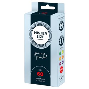 Mister Size vékony óvszer - 60 mm (10 db)
