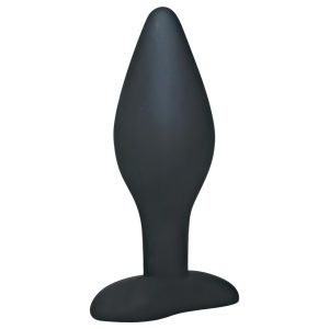 Black Velvets - nagy méretű anál plug haladóknak (fekete)