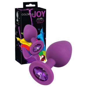 You2Toys - Colorful JOY - szilikon anál plug - közepes (lila)