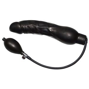 You2Toys - latex pumpálható análtágító (fekete, nagy)