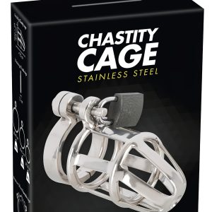 You2Toys - Chastity Cage - fém pénisz ketrec, lakattal