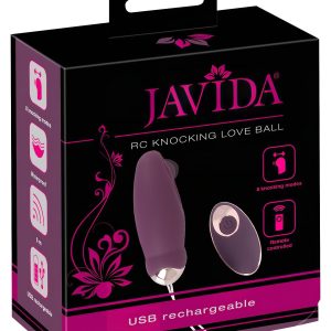 Javida - hordható rádiós, pulzáló vibrotojás (lila)