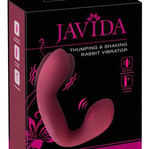 Javida Thumping - pulzáló G-pont és csikló vibrátor (piros)