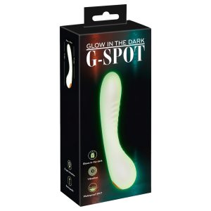 You2Toys Glow in the dark - foszforeszkáló G-pont vibrátor (fehér)