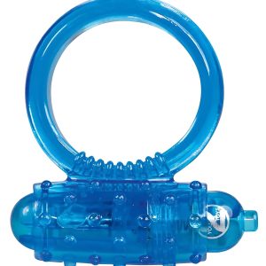 You2Toys - szilikon vibrációs péniszgyűrű (kék)