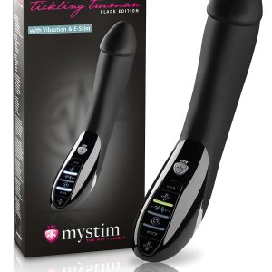 mystim Tickling Truman - elektro-stimuláló vibrátor (fekete)