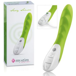 mystim Sassy Simon - 2 motoros vibrátor (zöld)