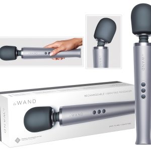 le Wand - exkluzív, akkus masszírozó vibrátor (ezüst)