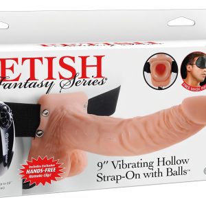 Pipedream - Fetish Strap-on 9 - felcsatolható vibrátor (testszínű)