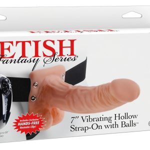 Pipedream - Fetish Strap-on 7 - felcsatolható vibrátor (testszínű)