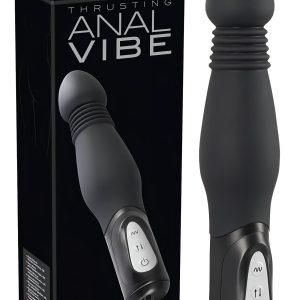 You2Toys - Anal Vibe - lökő, anál vibrátor (fekete)
