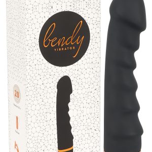 You2Toys - Bendy Ripple - bordázott vibrátor (fekete)