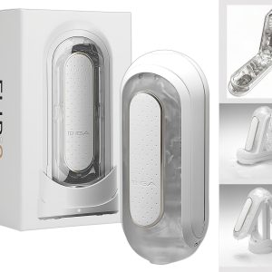 TENGA Flip Zero - vibrációs maszturbátor (fehér)