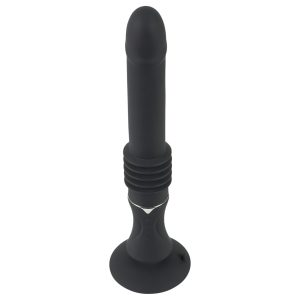 You2Toys Fucking Machine - tapadókorongos lökő vibrátor (fekete)