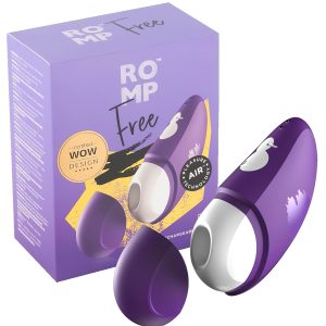 ROMP Free - vízálló léghullámos csiklóizgató (lila)