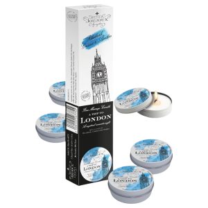 Petits Joujoux London masszázsgyertya - rebarbara-amber (5 × 43 ml)
