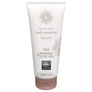 HOT - Shiatsu 2in1 Silky touch - selymes masszázs síkosító (200 ml)