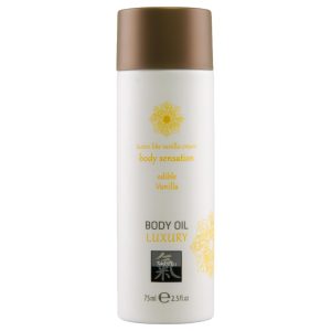 HOT - Shiatsu Luxury - ehető masszázsolaj - vanília (75 ml)