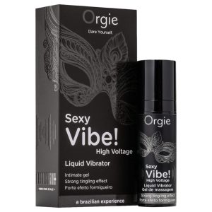 Orgie Sexy Vibe High Voltage - unisex folyékony vibrátor (15 ml)