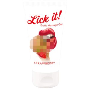 Lick it! - 2in1 ehető síkosító - eper (50 ml)