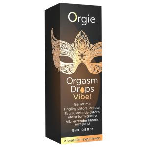 Orgie Orgasm Drops Vibe - bizsergető intim gél nőknek (15 ml)