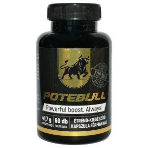 Potebull - étrend kiegészítő kapszula férfiaknak (60 db)