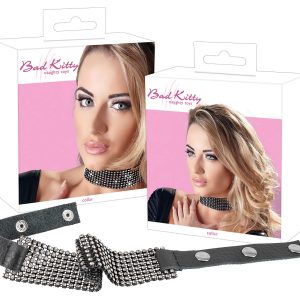 Bad Kitty - strasszos nyakpánt (fekete)