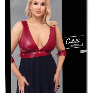 Cottelli Bondage Plus Size - babydoll (piros)