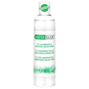 Waterglide 2in1 - aloe verás síkosító és masszázsgél (300 ml)