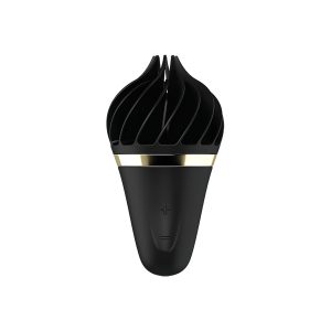 Satisfyer Sweet Treat - akkus, forgó csikló vibrátor (fekete)