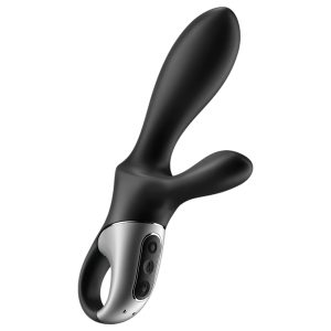 Satisfyer Heat Climax+ - App-vezérelt melegítő análvibrátor (fekete)