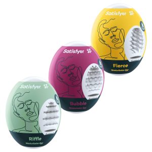 Satisfyer Egg RBF - tojás maszturbátor szett (3 db)