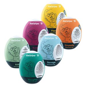 Satisfyer Egg Set - tojás maszturbátor szett (6 db)