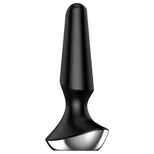 Satisfyer Plug-ilicious 2 - App-vezérelt análvibrátor (fekete)