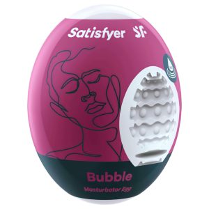 Satisfyer Egg Bubble - tojás maszturbátor férfiaknak (1 db)
