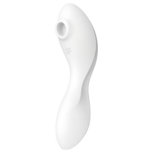 Satisfyer Curvy Trinity 5+ - App-vezérelt 2in1 vibrátor (fehér)