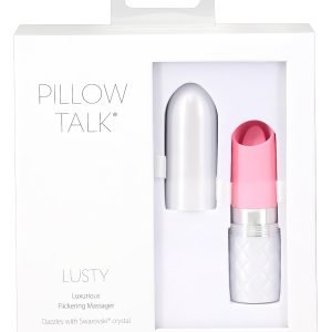 Pillow Talk Lusty - akkus, nyelves rúdvibrátor (pink)