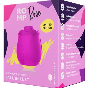 ROMP Rose - léghullámos rózsa vibrátor (pink)
