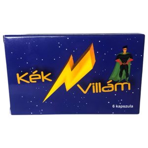 Kék Villám - étrend kiegészítő kapszula férfiaknak (6 db)